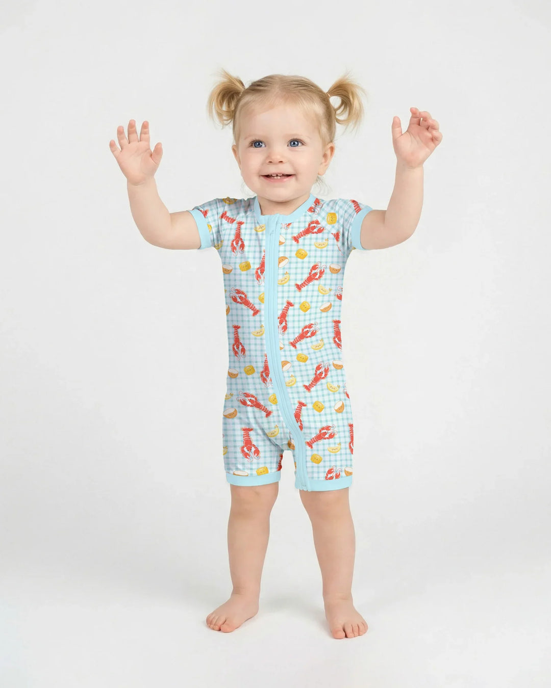 Preppy Crawfish Season Bamboo Shorty Zippy