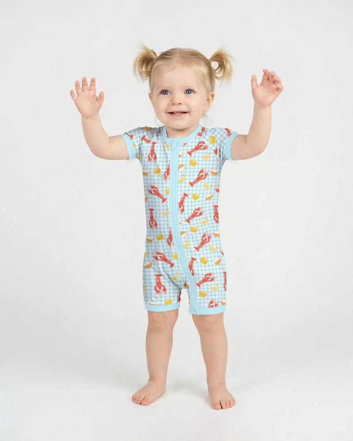 Preppy Crawfish Season Bamboo Shorty Zippy