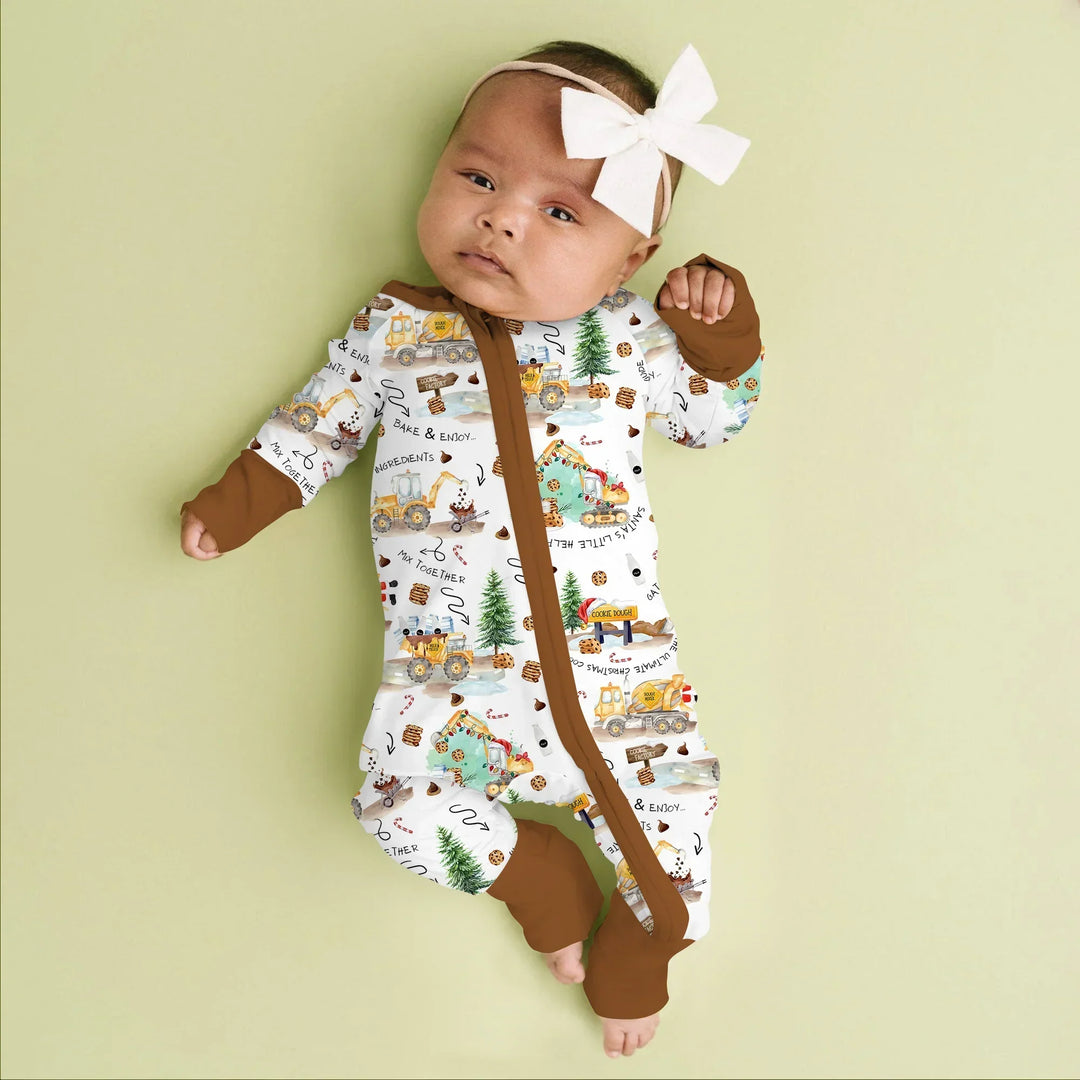 Construction Christmas Cookie Bamboo Convertible Zippy