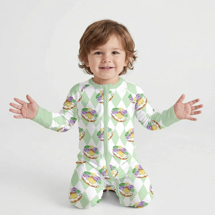 Mardi Gras Donut Bamboo Convertible Zippy