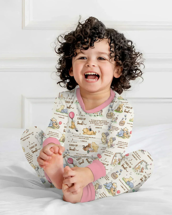 Child of God Whimsy Woodland Bamboo Two Piece Long Sleeve Pajama Set