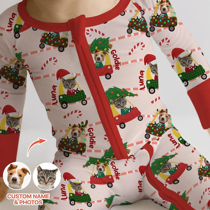 Custom Pet Photo Christmas Tikes Car Bamboo Convertible Zippy