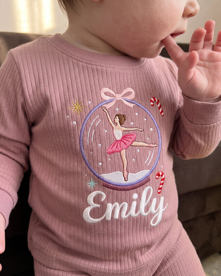 Template Bamboo Two Piece Long Sleeve Pyjamas Set