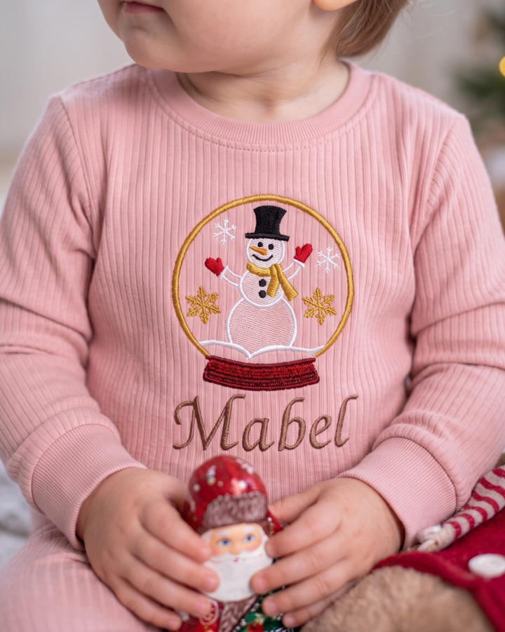 Template Bamboo Two Piece Long Sleeve Pyjamas Set