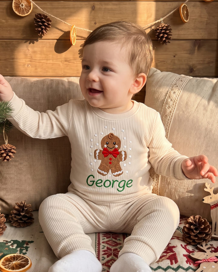 Template Bamboo Two Piece Long Sleeve Pyjamas Set