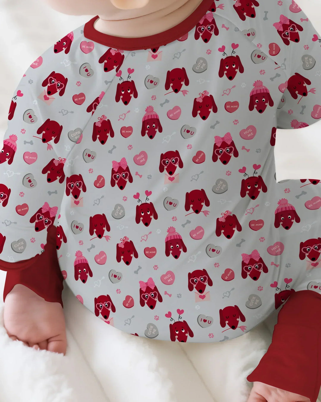 Dachshund Is My Valentine Bamboo Convertible Zippy