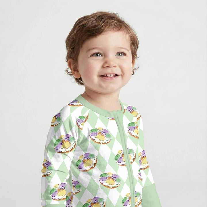 Mardi Gras Donut Bamboo Convertible Zippy