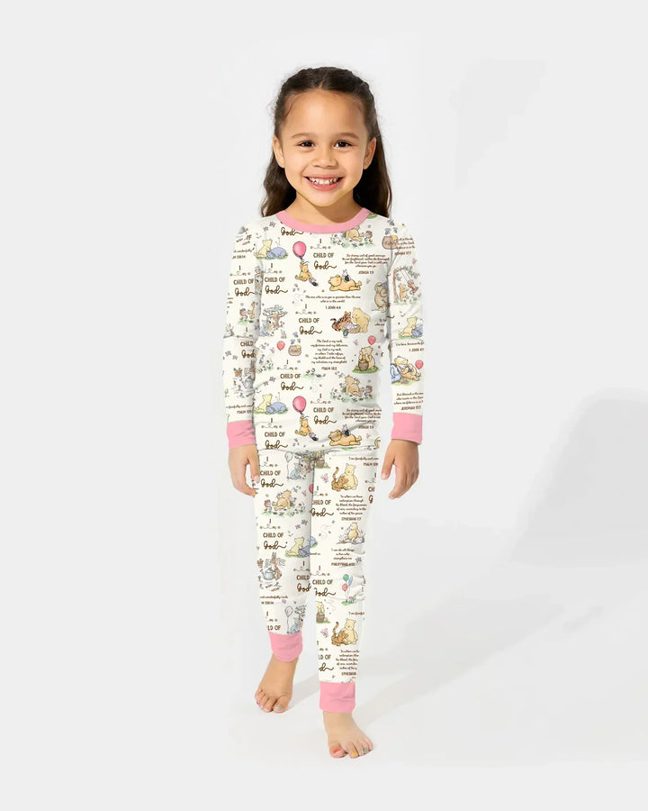 Child of God Whimsy Woodland Bamboo Two Piece Long Sleeve Pajama Set