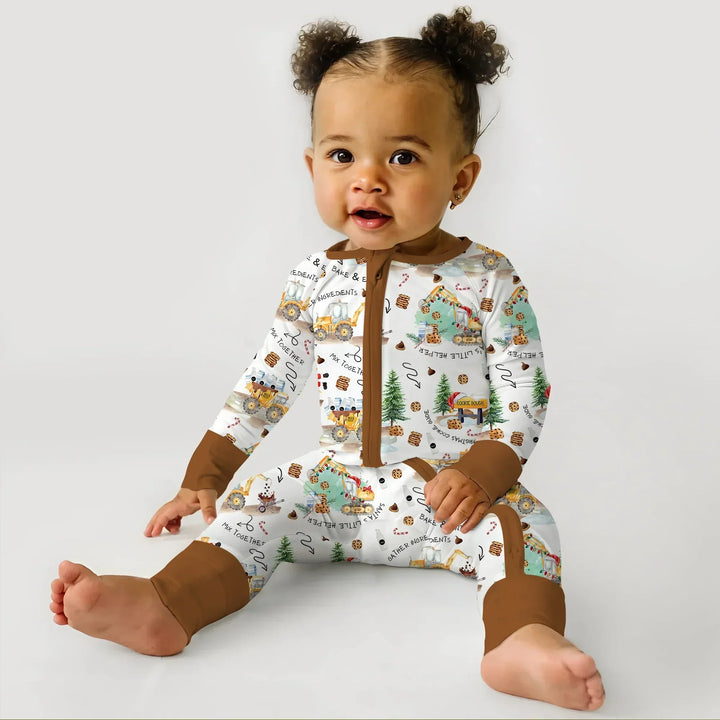 Construction Christmas Cookie Bamboo Convertible Zippy