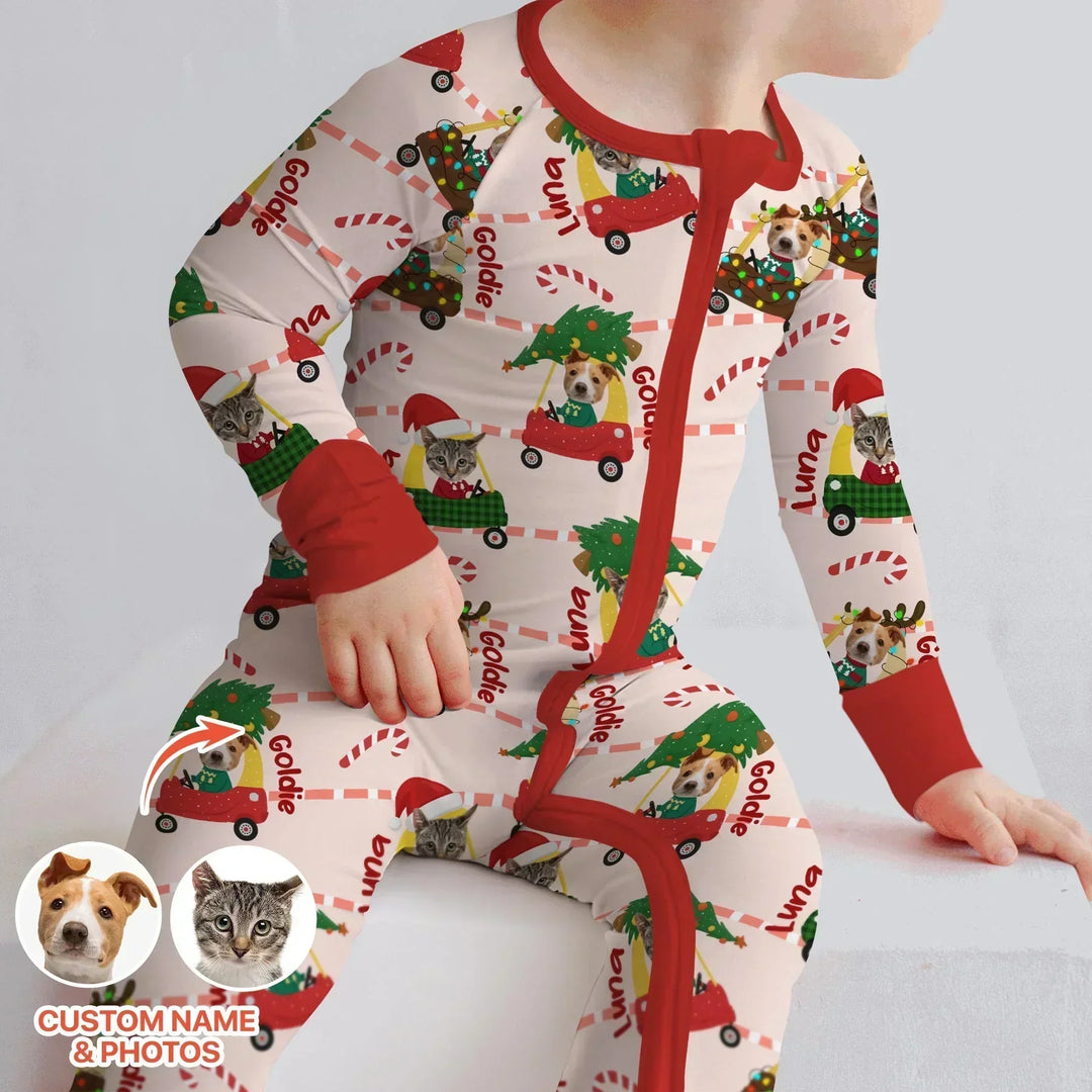 Custom Pet Photo Christmas Tikes Car Bamboo Convertible Zippy