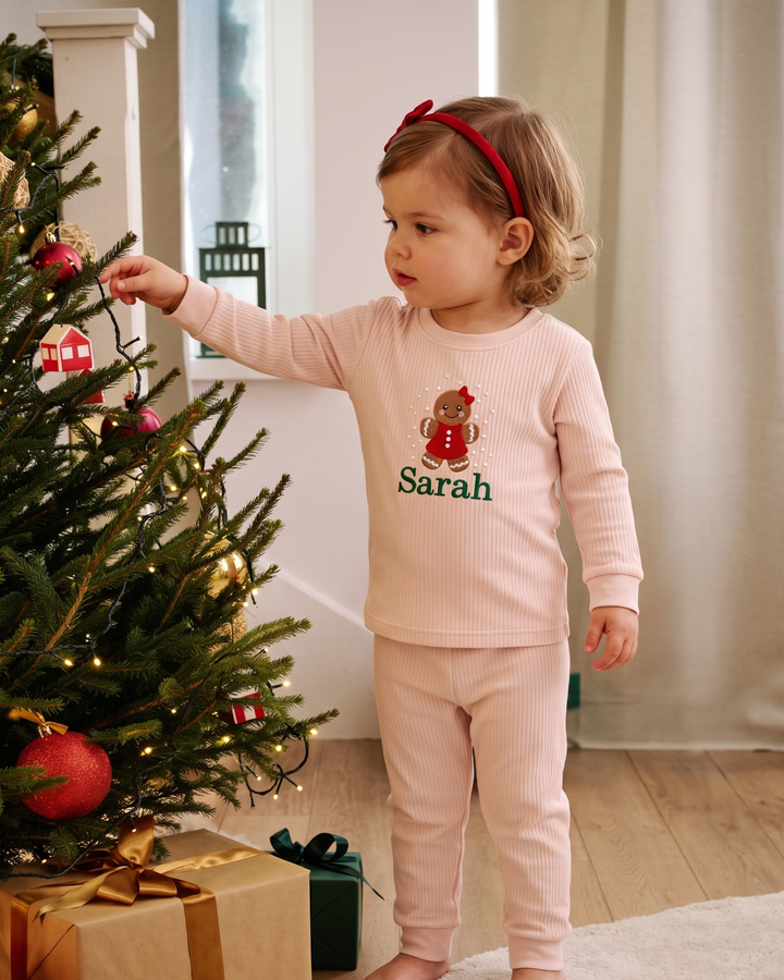 Template Bamboo Two Piece Long Sleeve Pyjamas Set