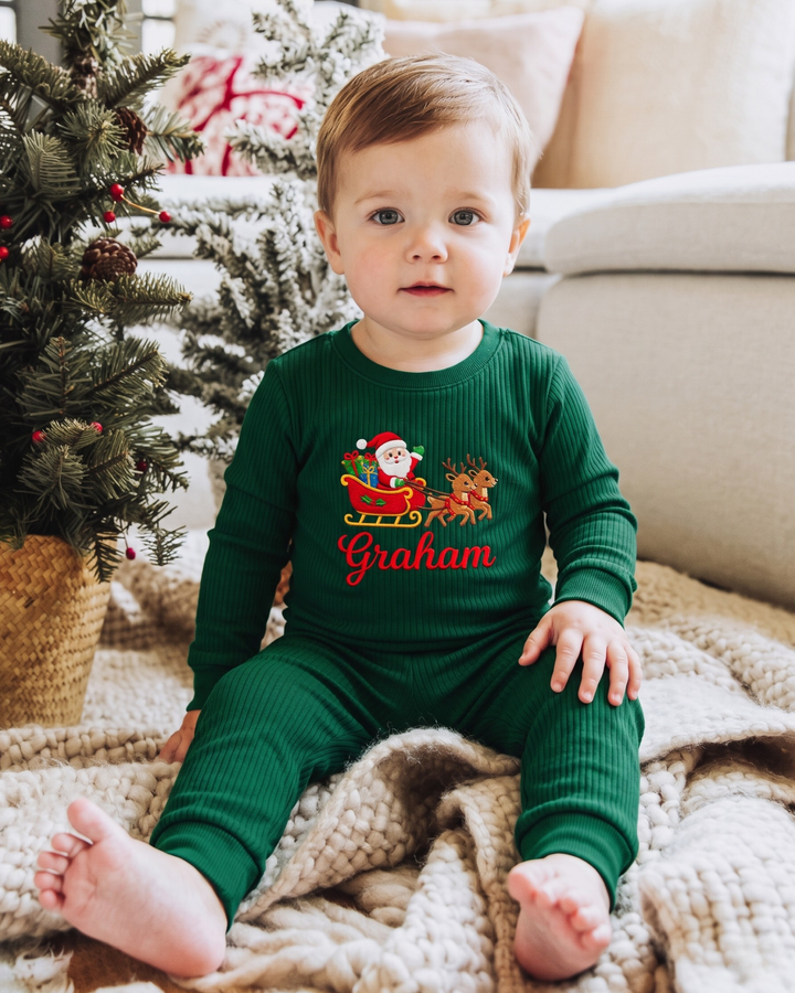 Template Bamboo Two Piece Long Sleeve Pyjamas Set