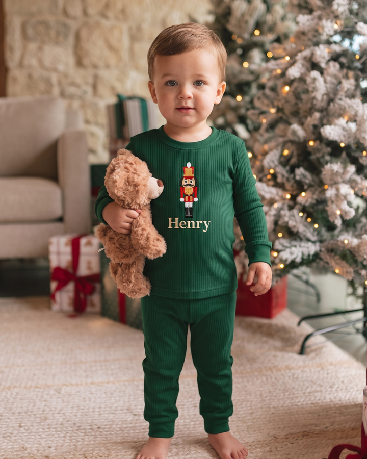 Template Bamboo Two Piece Long Sleeve Pyjamas Set