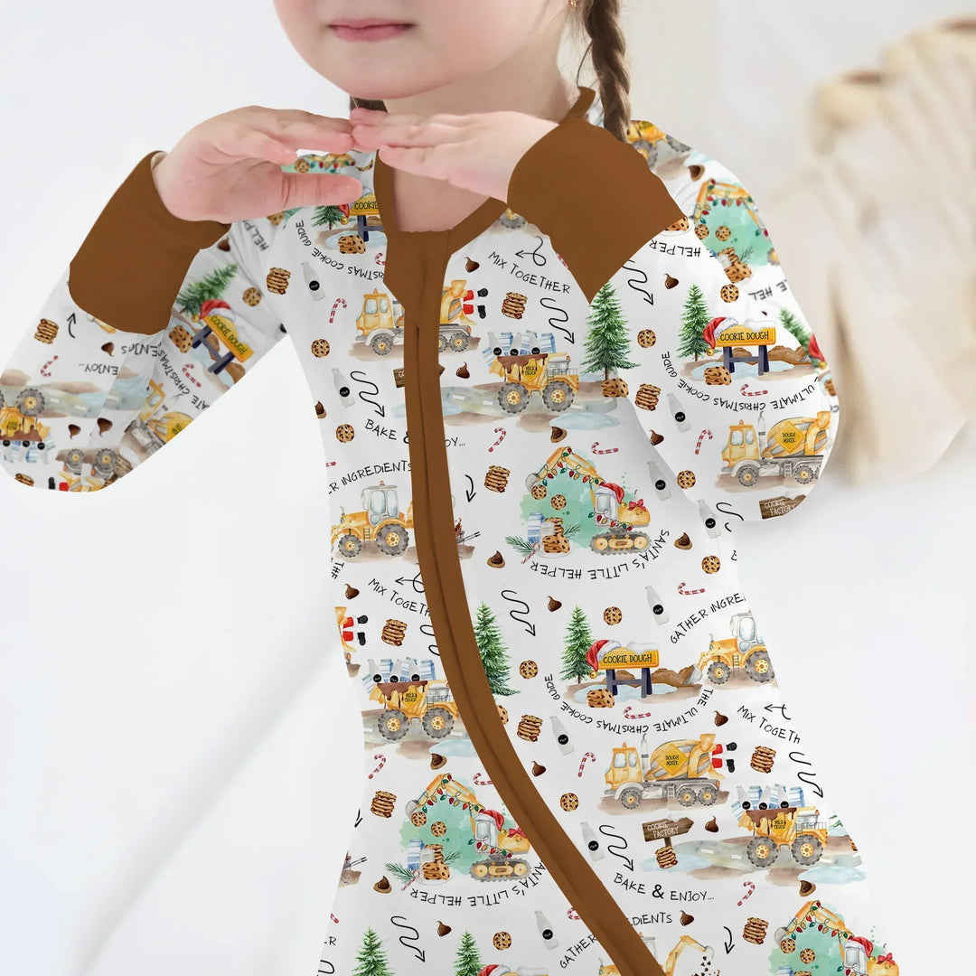 Construction Christmas Cookie Bamboo Convertible Zippy