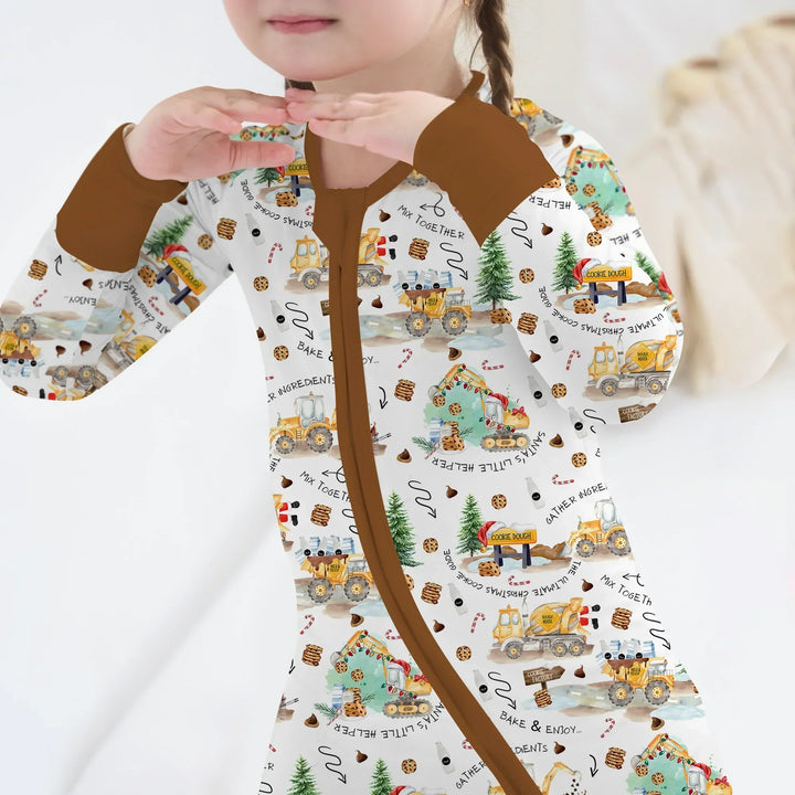 Construction Christmas Cookie Bamboo Convertible Zippy
