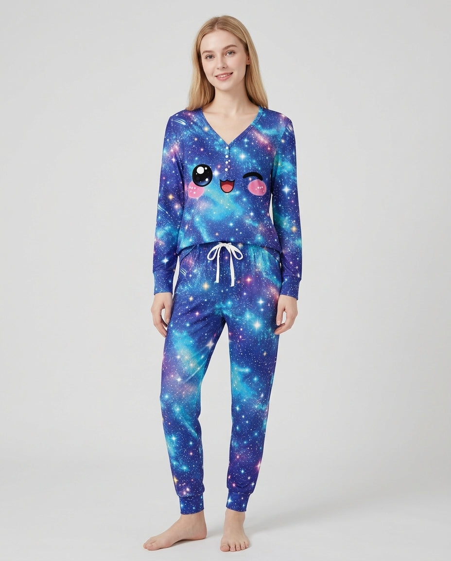 Matching Squishy Dumplings Costume Bamboo Women Pajama Set