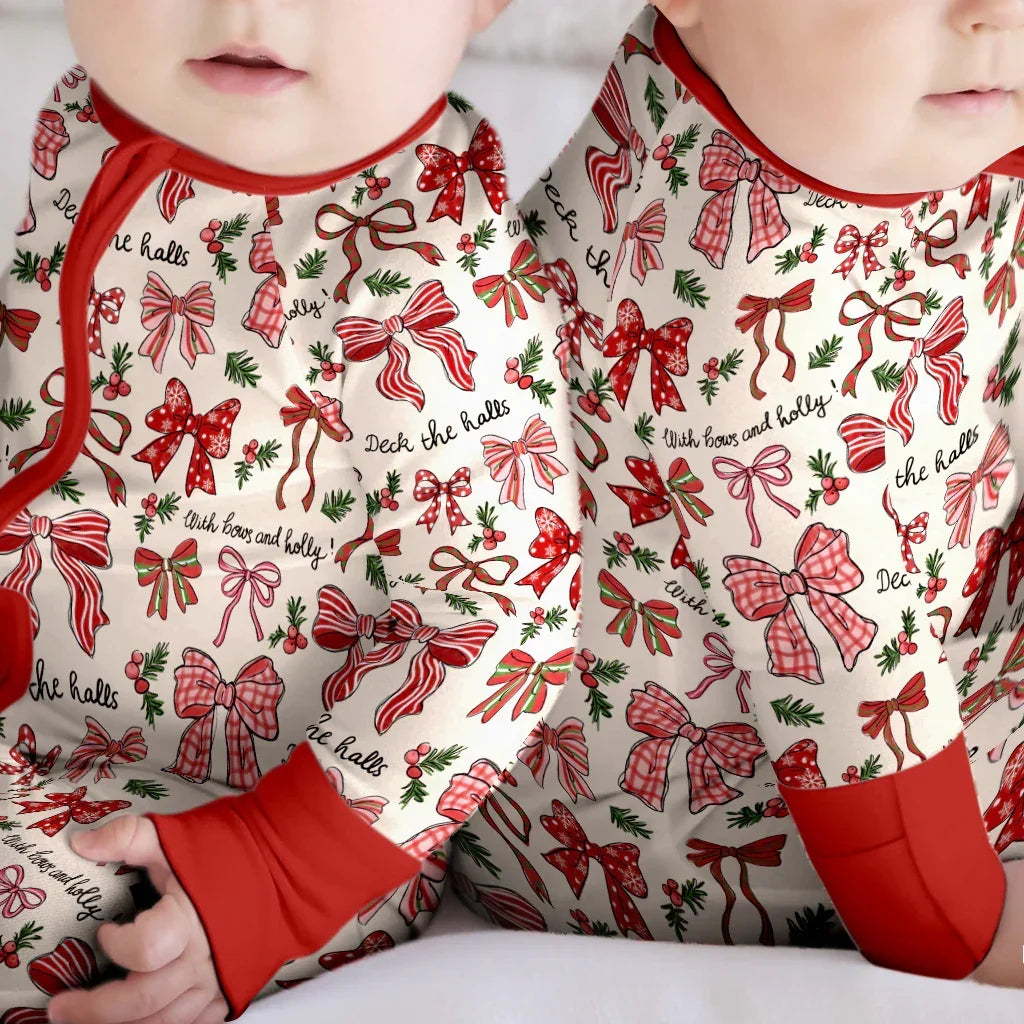 Coquette Christmas Bows Bamboo Convertible Zippy