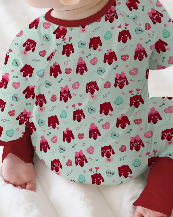 Dachshund Is My Valentine Bamboo Convertible Zippy