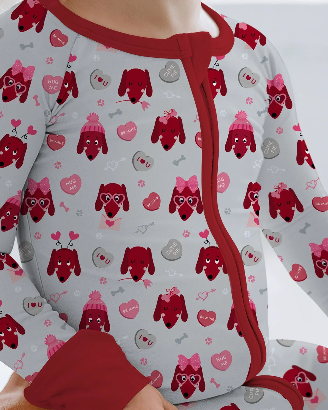 Dachshund Is My Valentine Bamboo Convertible Zippy
