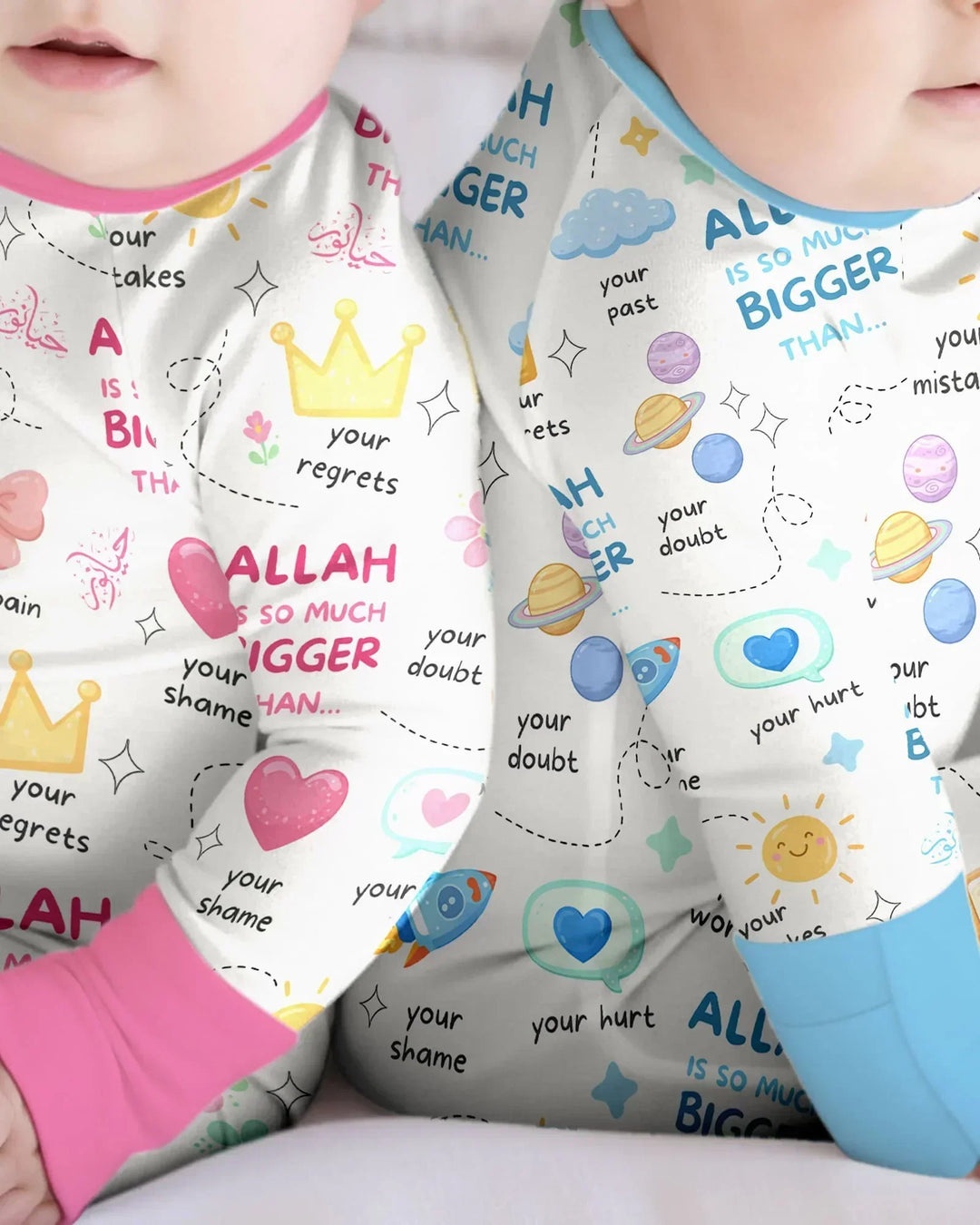 "Allah Is So Much Bigger Than..." Family Matching Bamboo Convertible Zippy