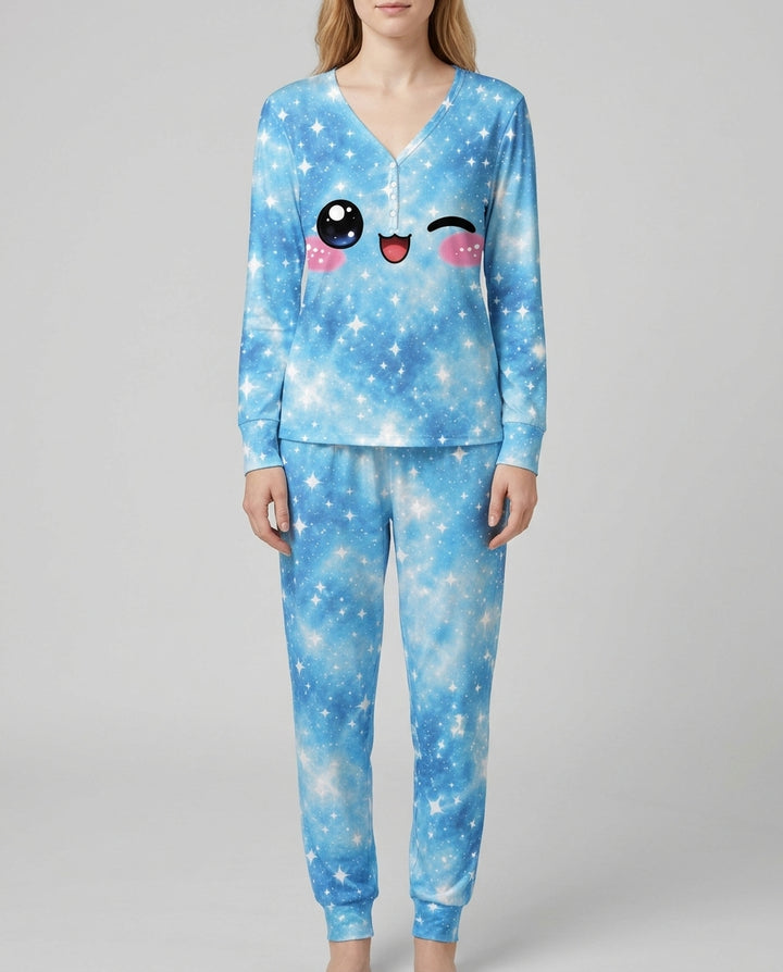 Matching Squishy Dumplings Costume Bamboo Women Pajama Set