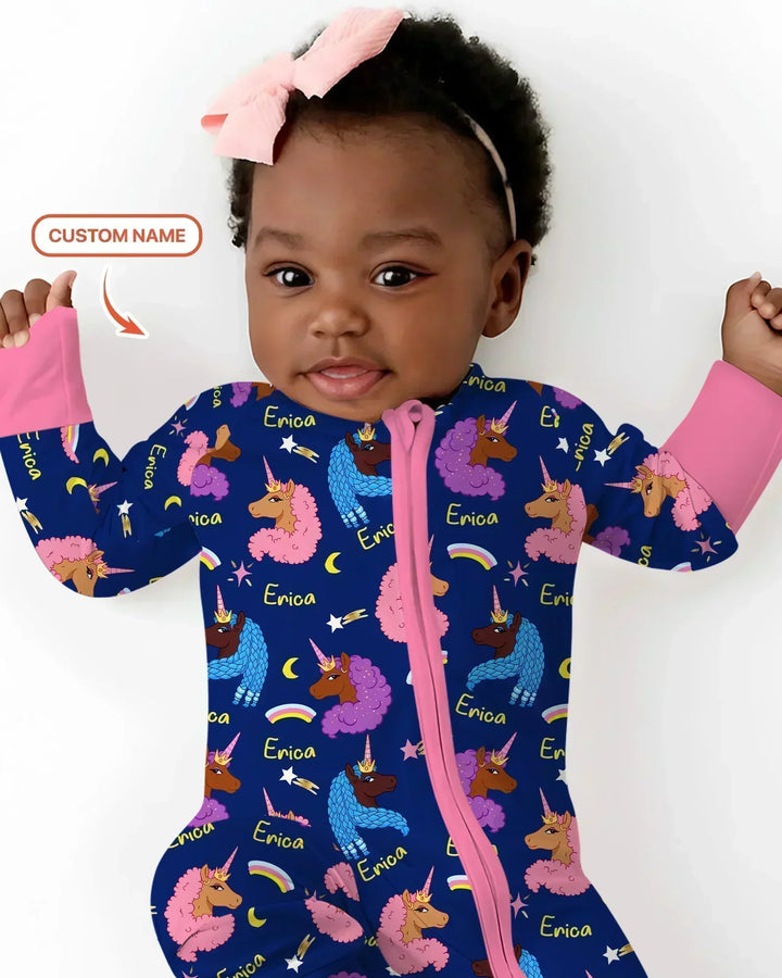 African Astro Unicorn Bamboo Convertible Zippy