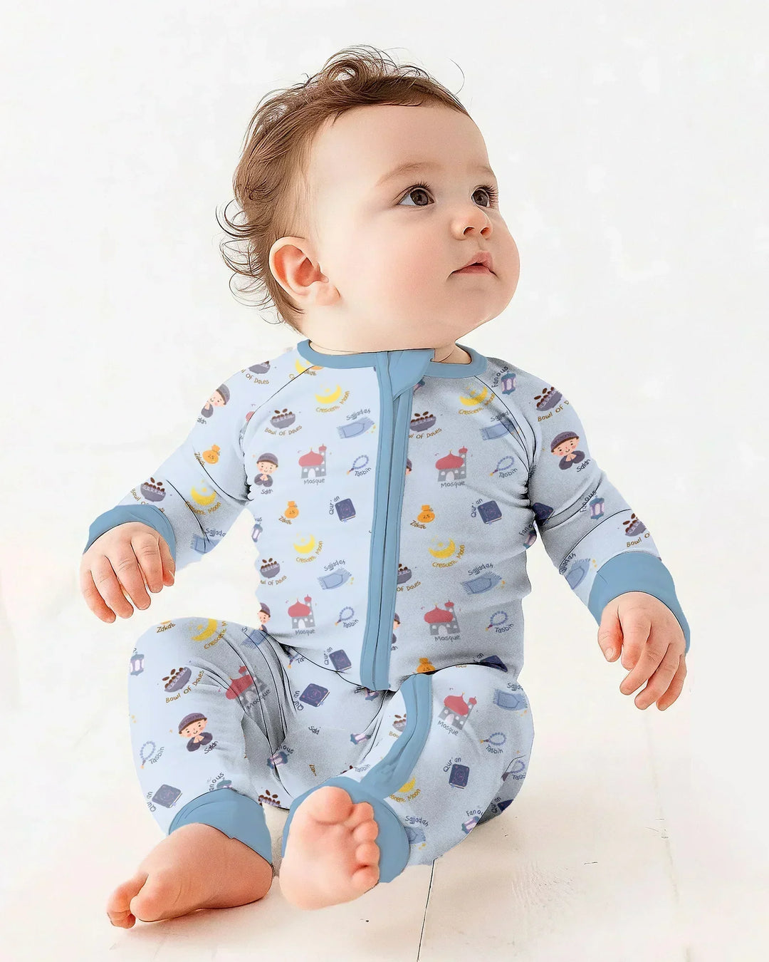 Cute Ramadhan Mubarak Bamboo Convertible Zippy