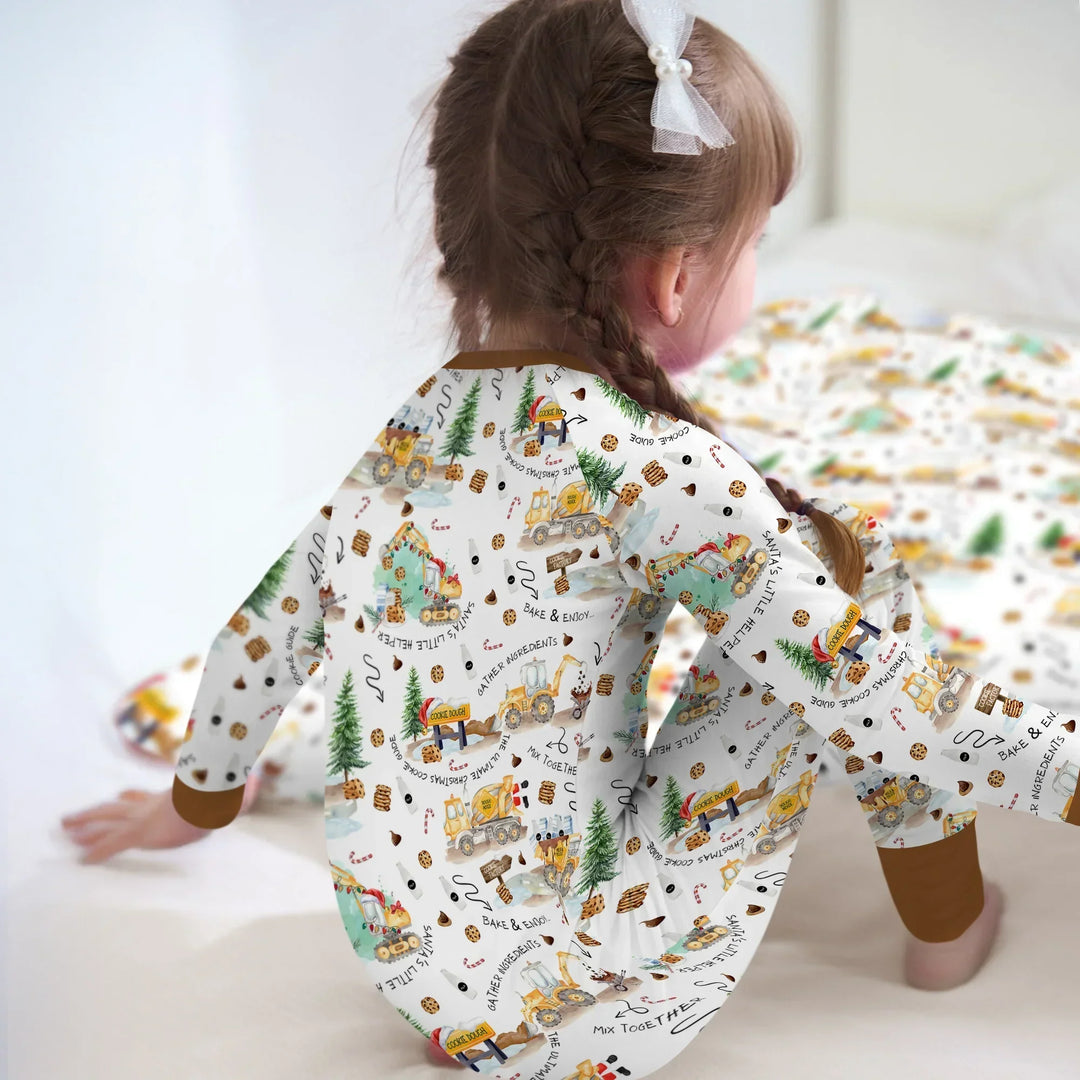 Construction Christmas Cookie Bamboo Convertible Zippy
