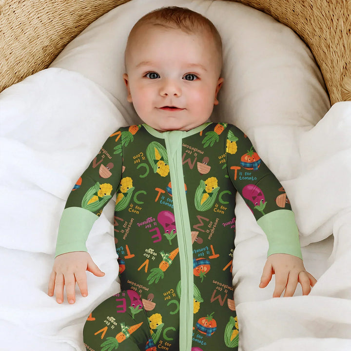 Veggie Letter Bamboo Convertible Zippy