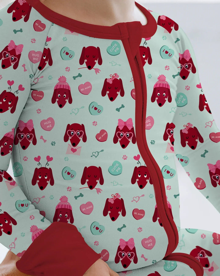 Dachshund Is My Valentine Bamboo Convertible Zippy