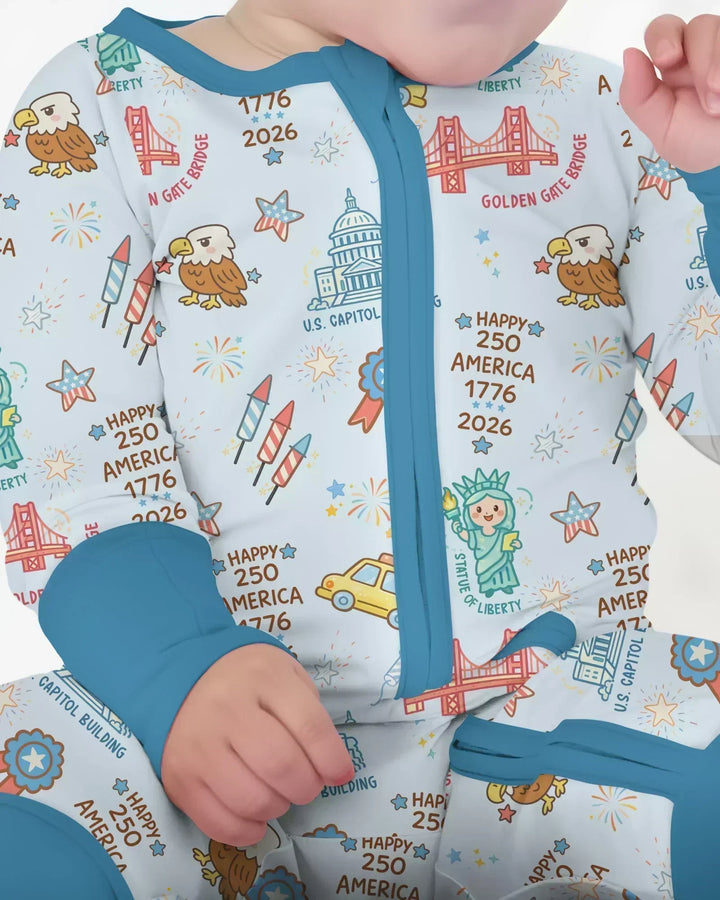 250 Years Of Freedom Bamboo Convertible Zippy