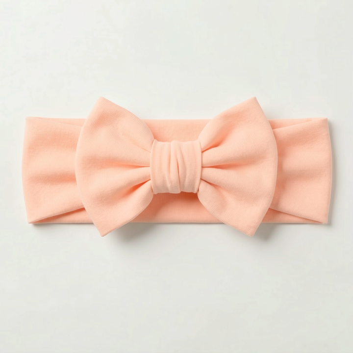 Solid Color Bamboo Luxe Bow Headband