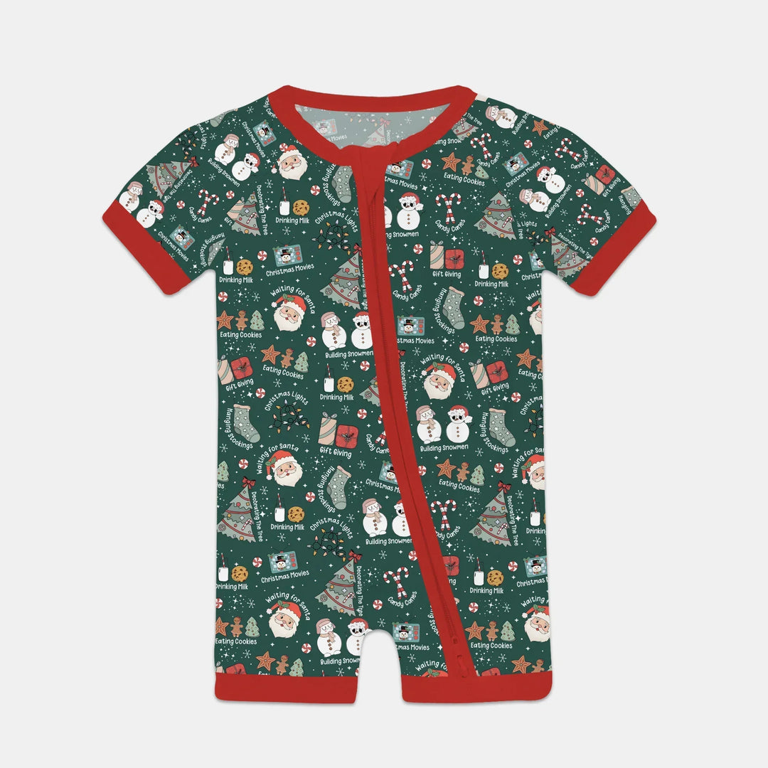 Christmas Things Bamboo Shorty Zippy