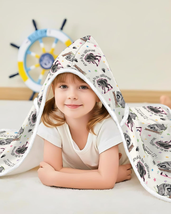 It's Okay to be Jimothy Bamboo Wearable Hooded Blanket