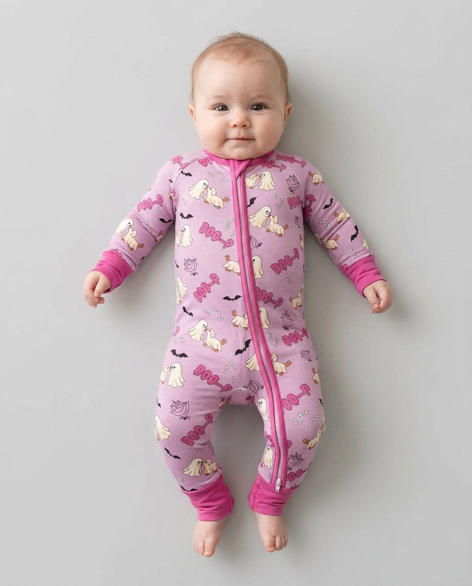 Boo-P Ghost Dog Bamboo Convertible Zippy