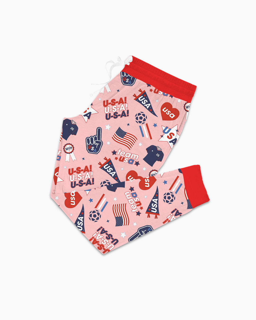 Soccer Party Team USA Bamboo Women Pajama Set