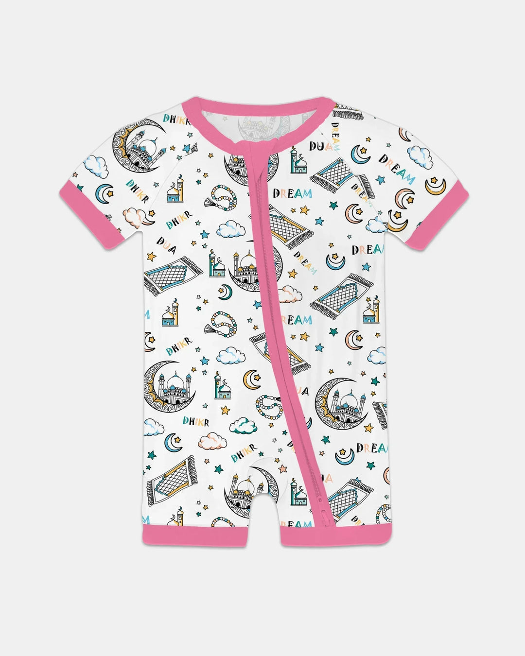 Dua, Dhikr, Dream Matching Family Bamboo Shorty Zippy