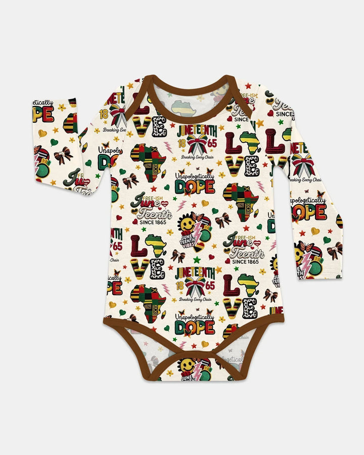 Juneteenth Breaking Every Chain Bamboo Bodysuit