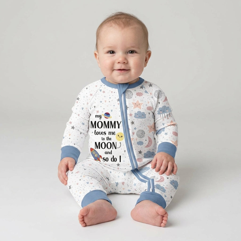 My Mommy Loves Me To The Moon And So Do I Bamboo Convertible Zippy