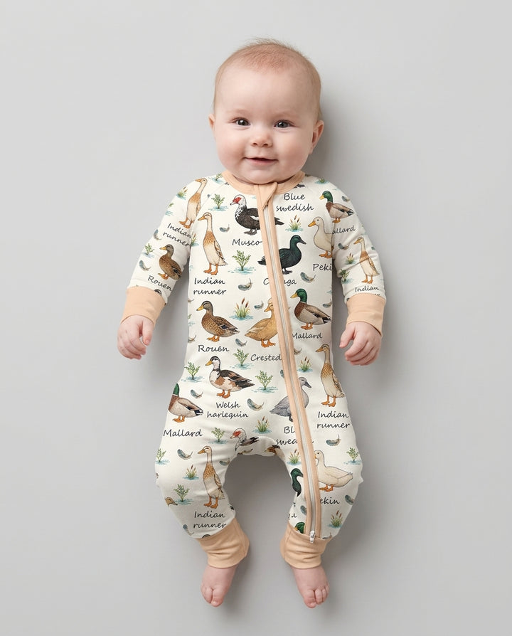 Farm Duck Species Bamboo Convertible Zippy