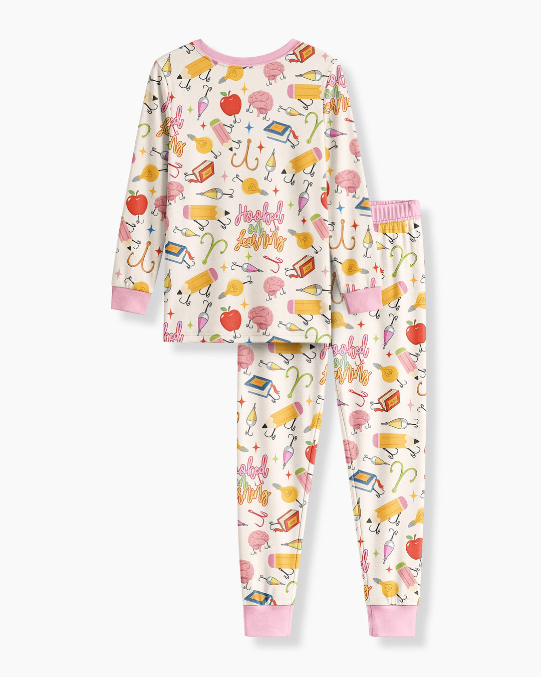 Template Bamboo Two Piece Long Sleeve Pyjamas Set