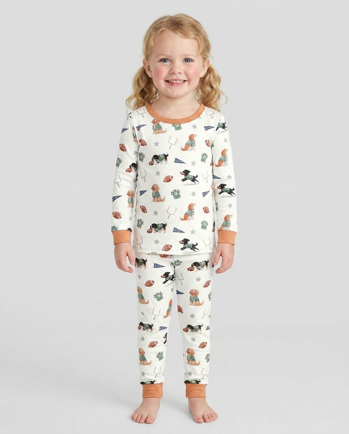 Template Bamboo Two Piece Long Sleeve Pyjamas Set