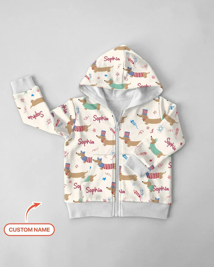 250 Years Of Freedom Bamboo Zip Hoodie