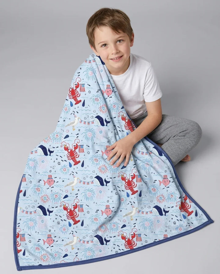 250 Summers Strong Matching Family Bamboo Blanket