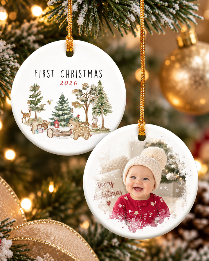 Baby's First Christmas Ceramic Ornament