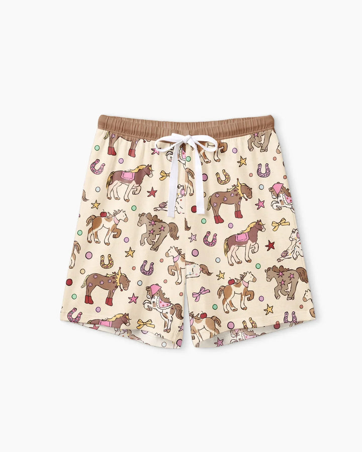 Lil' Buckaroo Bamboo Women Short Sleeve Short Pajama Set