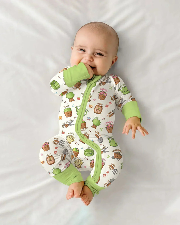 Kawaii Garden Crew Bamboo Convertible Zippy