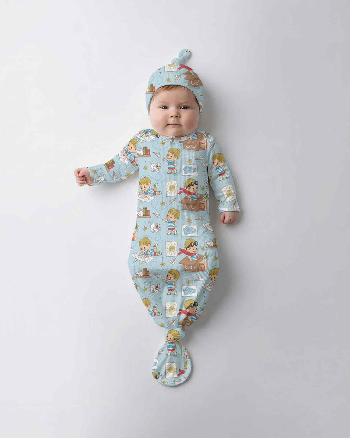 Tiny Explorer Tales Bamboo Knot Gown