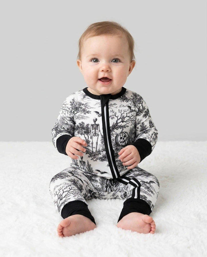 Spooky Halloween Toile Bamboo Convertible Zippy