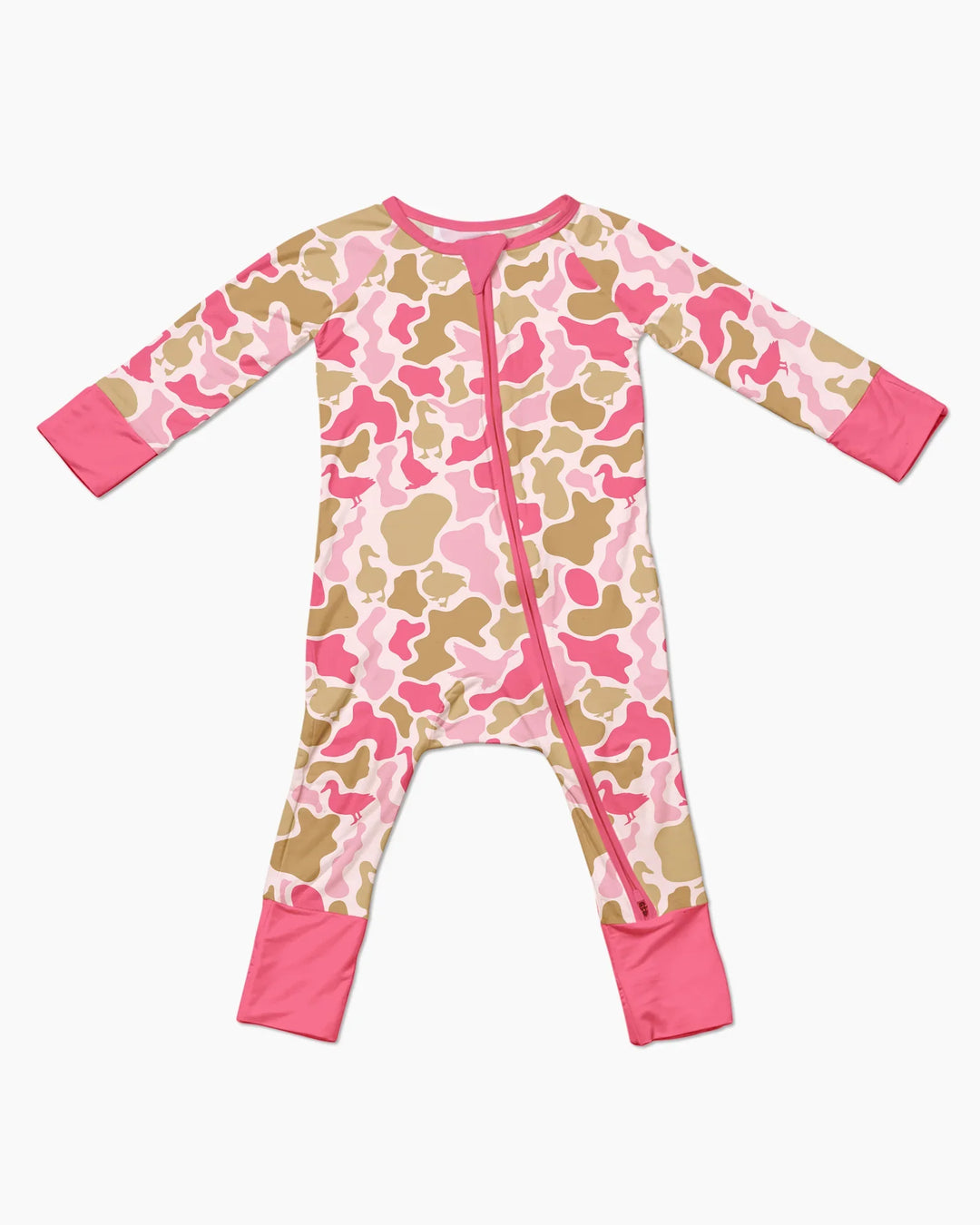 Mallard Duck Hunting Camouflage Bamboo Convertible Zippy